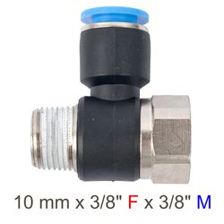 Pu Hose Fitting Tee 10mm X 3/8